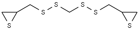 Thiirane, 2,2′-[methylenebis(dithiomethylene)]bis- Struktur