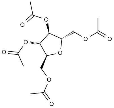 L-Mannitol, 2,5-anhydro-, tetraacetate (9CI) Struktur