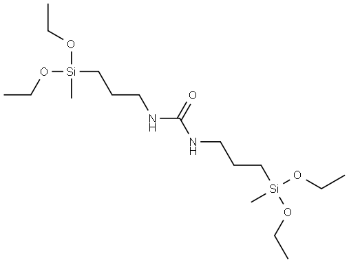 Urea, N,N′-bis[3-(diethoxymethylsilyl)propyl]- Struktur