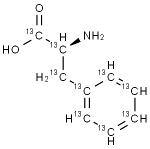 L-Phenylalanine-13C9 (9CI) Struktur