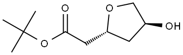 D-erythro-Hexonic acid, 3,6-anhydro-2,4-dideoxy-, 1,1-dimethylethyl ester (9CI) Struktur