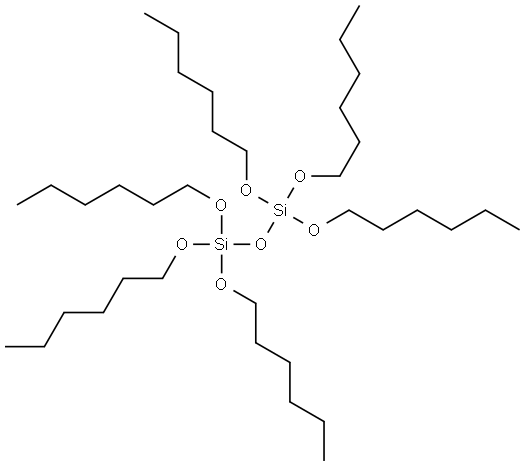 Silicic acid (H6Si2O7), hexahexyl ester (8CI,9CI)