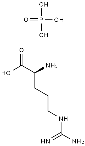 L-Arginine, phosphate (1:1) Struktur