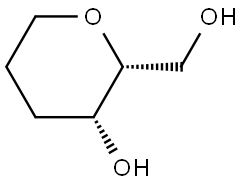 D-threo-Hexitol, 1,5-anhydro-2,3-dideoxy- Struktur