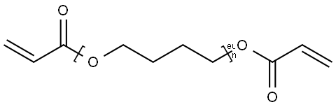 POLY(OXY-1,4-BUTANEDIYL),ALPHA-(1-OXO-2-PROPENYL)-OMEGA-. Struktur