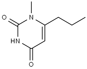 1-Methyl-6-propylpyrimidine-2,4(1H,3H)-dione Struktur