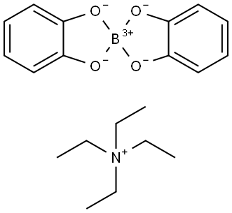 Tetraethylammonium bis[1,2-benzenediolato(2-)-O,O']-borate Struktur