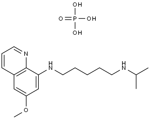 pentaquine phosphate Struktur