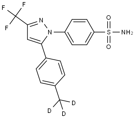 Celecoxib-d3 (methyl-d3) Struktur