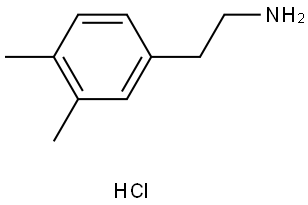 2-(3,4-dimethylphenyl)ethan-1-amine hydrochloride Struktur