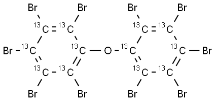 BDE 209-[13C12] Struktur