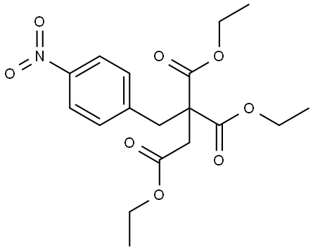 1,2,2-Propanetricarboxylic acid, 3-(4-nitrophenyl)-, 1,2,2-triethyl ester