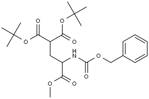 1,1,3-Propanetricarboxylic acid, 3-[[(phenylmethoxy)carbonyl]amino]-, 1,1-bis(1,1-dimethylethyl) 3-methyl ester