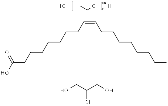 Glycerin, ethoxyliert, lsureester Struktur