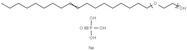 SODIUM OLETH-7 PHOSPHATE Struktur