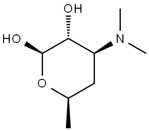 beta-D-Desosamine Struktur