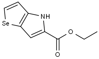 4H-Selenolo[3,2-b]pyrrole-5-carboxylic acid, ethyl ester Struktur