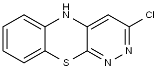 5H-Pyridazino[3,4-b][1,4]benzothiazine, 3-chloro- Struktur