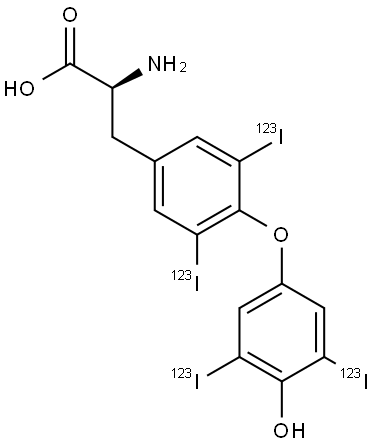 Thyroxine I 123 Struktur