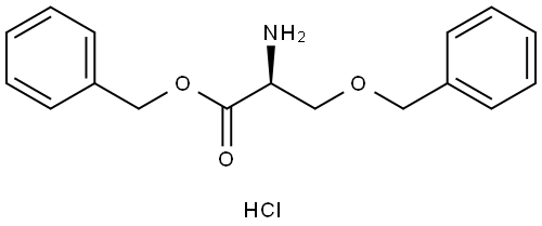 H-Ser(Bzl)-OBzl·HCl Struktur