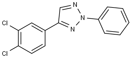 4-(3,4-Dichlorophenyl)-2-phenyl-2H-1,2,3-triazole Struktur