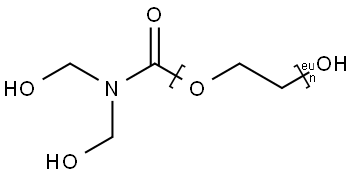 Dimethylol polyethylene ether carbamate Struktur