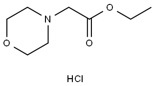 Ethyl morpholinoacetate hydrochloride Struktur