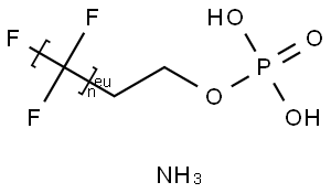 AMMONIUM C6-16 PERFLUOROALKYLETHYL PHOSPHATE Struktur