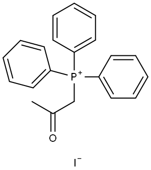 Phosphonium, (2-oxopropyl)triphenyl-, iodide (1:1) Struktur