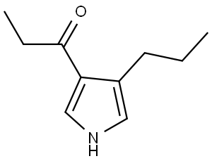 1-Propanone, 1-(4-propyl-1H-pyrrol-3-yl)- Struktur