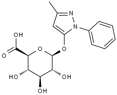 Edaravone Glucuronide Struktur