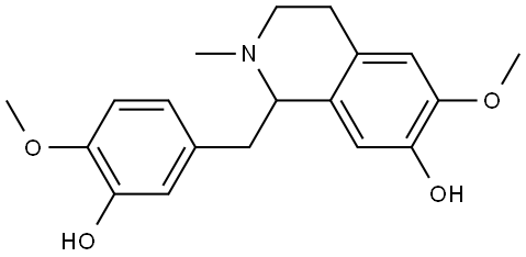 Cocculanorine (6CI,8CI) Struktur