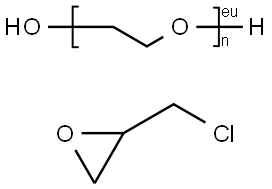 (chloromethyl)-oxiran reaction products with polyethylene glycol