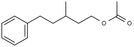 Benzenepentanol, γ-methyl-, 1-acetate Struktur