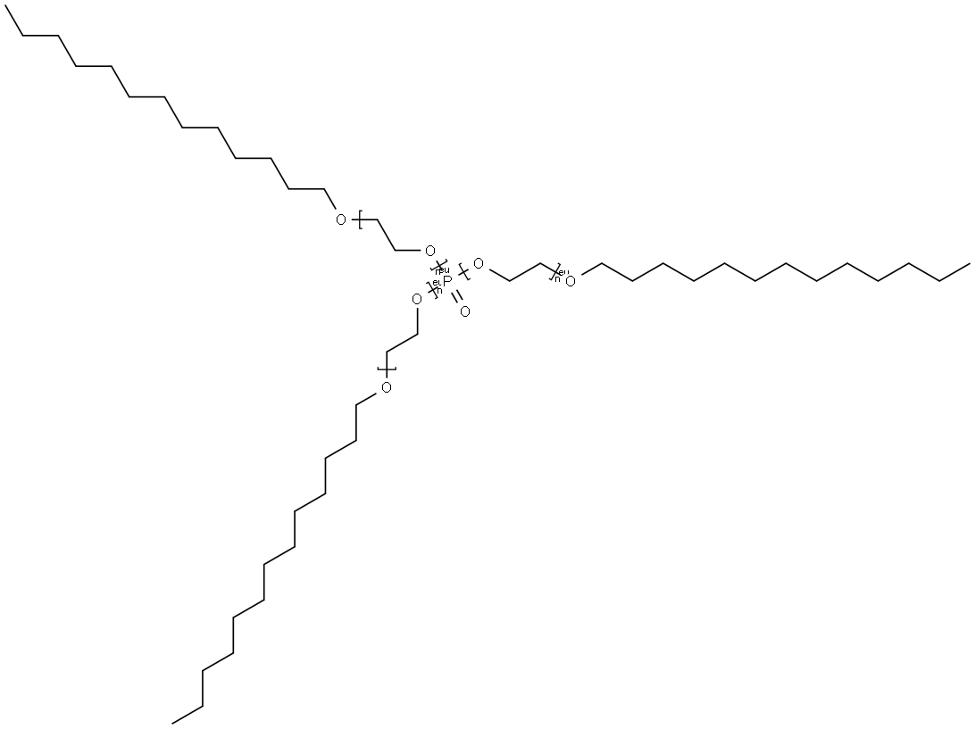 TRIDECETH-10 PHOSPHATE Struktur