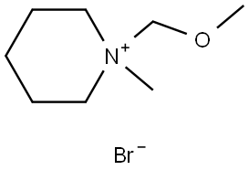 Piperidinium, 1-(methoxymethyl)-1-methyl-, bromide (1:1) Struktur