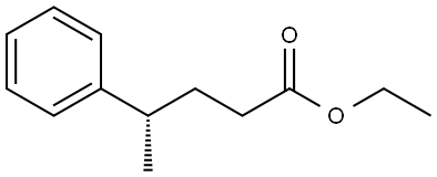 ethyl (S)-4-phenylpentanoate Struktur