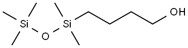 1-Butanol, 4-(1,1,3,3,3-pentamethyl-1-disiloxanyl)- Struktur