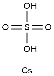 Sulfuric acid hydrogen cesium salt