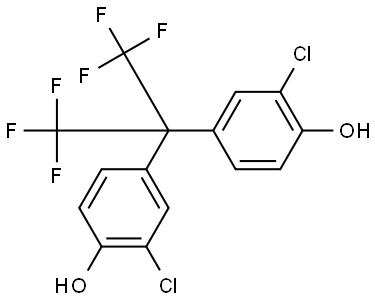 Phenol, 4,4'-[2,2,2-trifluoro-1-(trifluoromethyl)ethylidene]bis[2-chloro- (9CI)