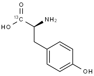 L-Tyrosine-13C Struktur