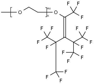 2-ethanediyl), .alpha.-methyl-.omega.-[[3,4,4,4-tetrafluoro-2-[1,2,2,2-tetrafluoro-1-(trifluoromethyPoly(oxy-1 Struktur