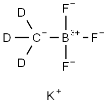 POTASSIUM METHYL-D3-TRIFLUOROBORATE Struktur