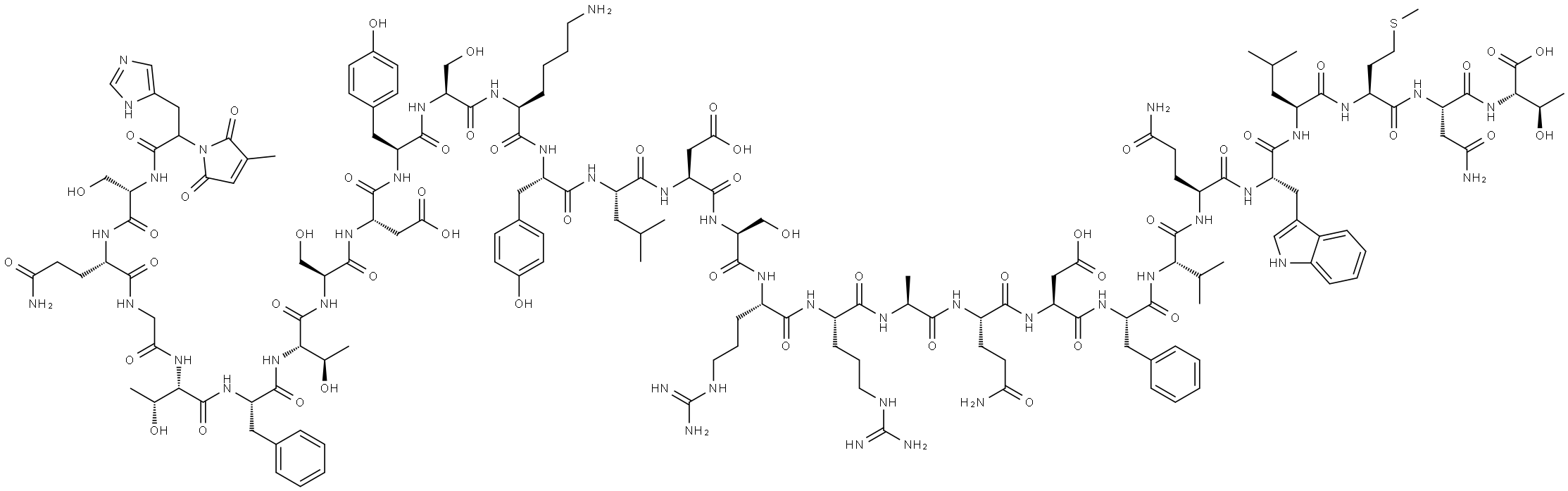 glucagon, N(alpha)-citraconyl Struktur