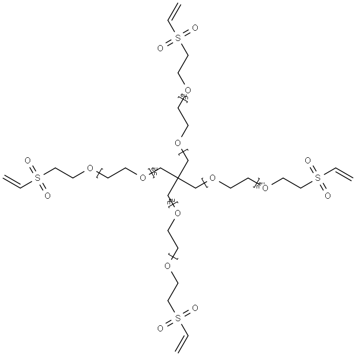 4-Arm PEG-VS Struktur