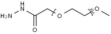 METHOXYPOLYETHYLENE GLYCOL 5,000 ACETIC HYDRAZIDE Struktur