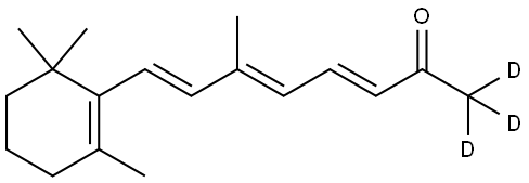 β-Apo-13-carotenone D3 Struktur