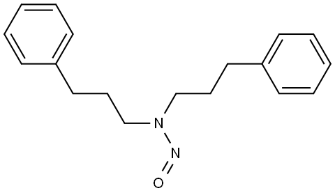 N,N-bis(3-phenylpropyl)nitrous amide Struktur