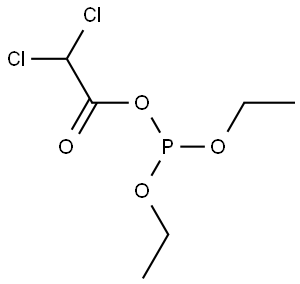 Ethyl phosphites, (EtO)2(HO)P, anhydride with dichloroacetic acid (5CI) Struktur