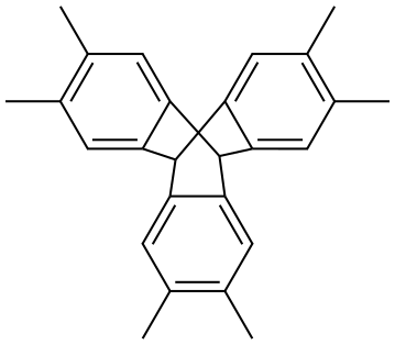 2,3,6,7,14,15-HEXAMETHYLTRIPTYCENE 結(jié)構(gòu)式